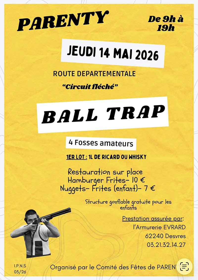 Affiche Comité des Fêtes de Parenty