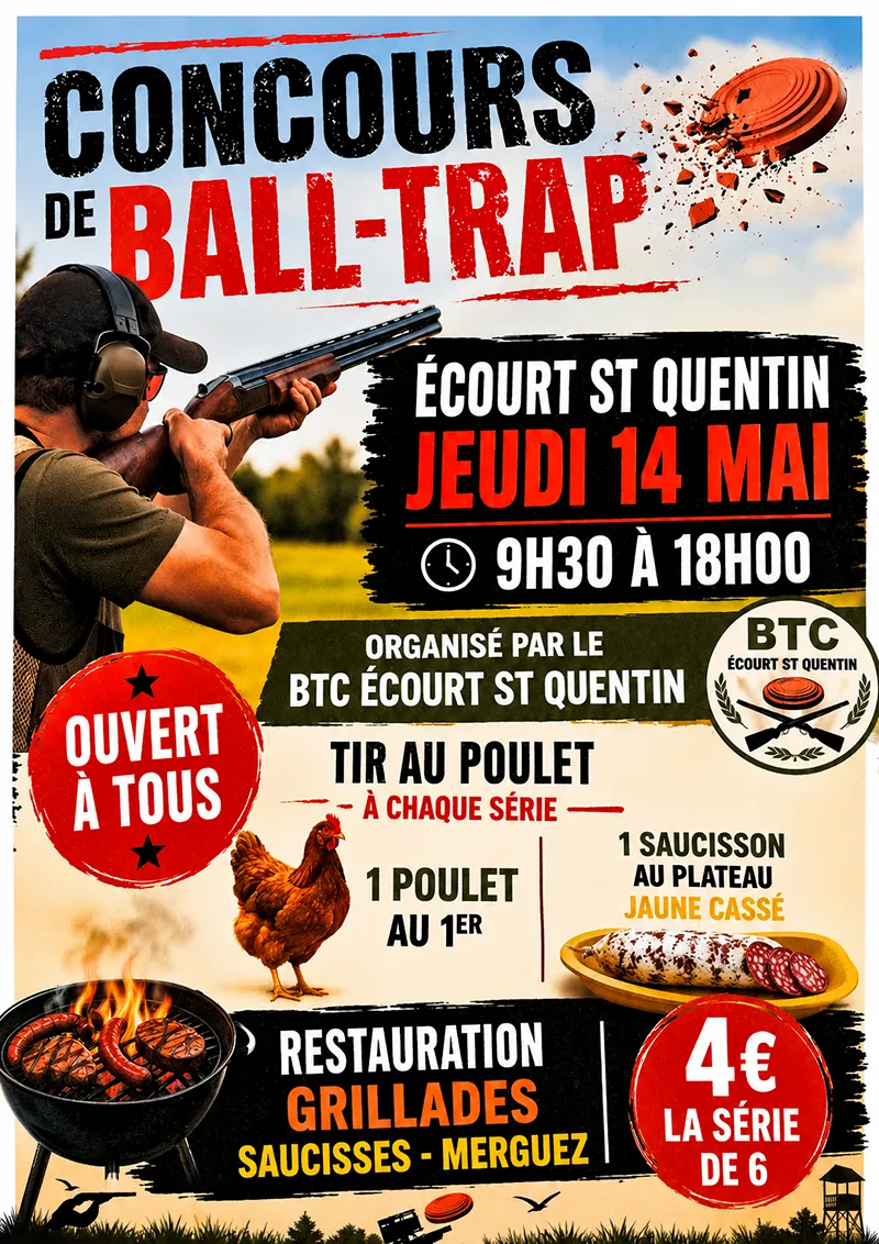 Affiche BTC Écourt St Quentin